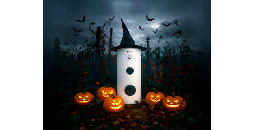 Halloween z Kospel: Upiornie Wydajne Zbiorniki c.w.u. i Bufory c.o. z 8-letnią Gwarancją